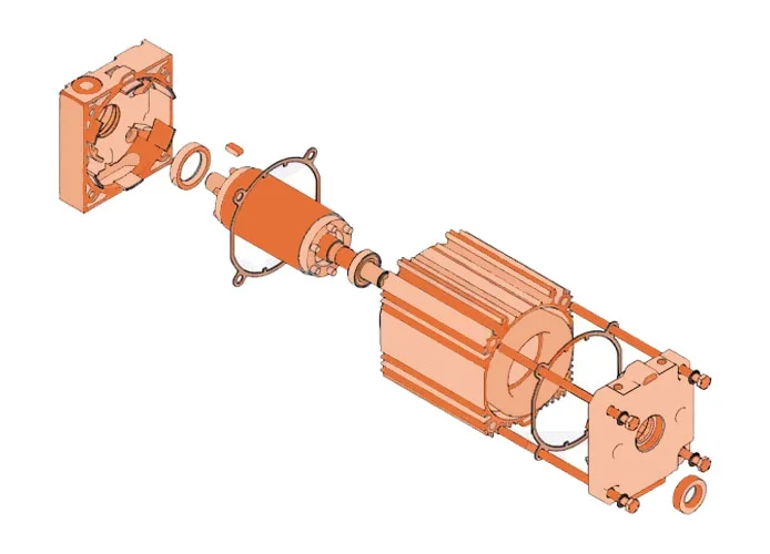 faac pièce détachée groupe moteur 540/541/mercury 63003156