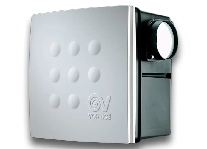 vortice aérateur vort quadro à  encastrement micro 100 i timer 12018