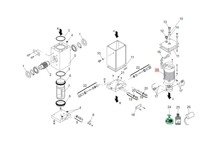 faac pièce détachée moteur électrique 220v h 125 2p. c/t 7704065