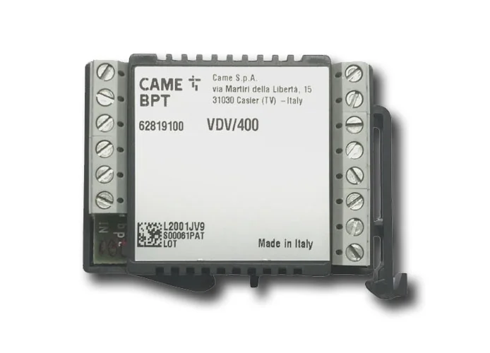 came bpt istributeur vidéo à 4 sorties pour câble coaxial vdv/400 62819100