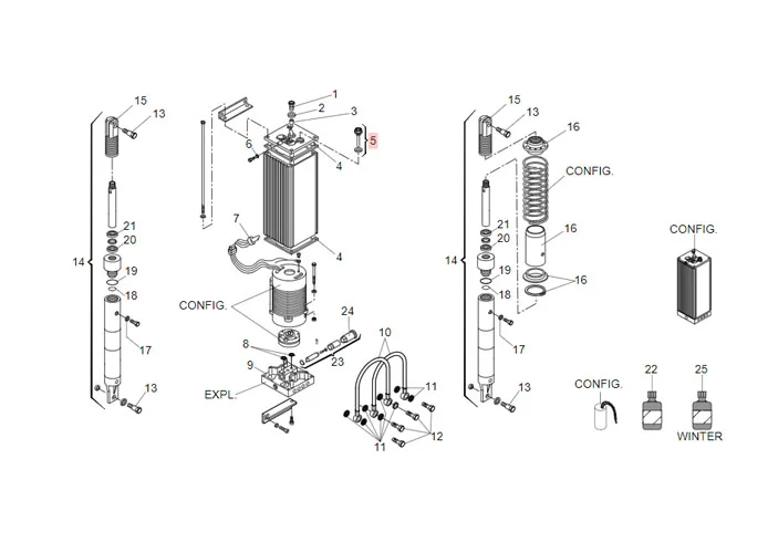 faac pièce détachée bouchon niveau huile vérin hydraulique 620/640 7112065