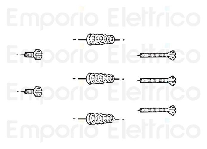 fadini pièce détachée paquet de vis et ressorts photocellule pour difo 33 33016