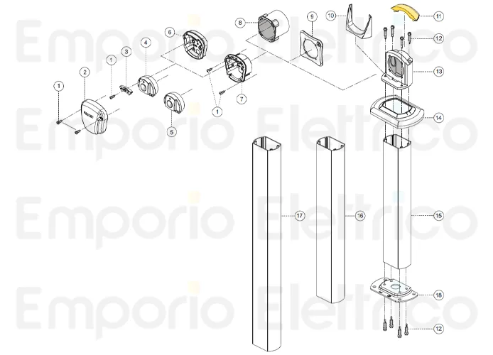 fadini pièce détachée capuchon couvre-vis de support pour fit 55 55011