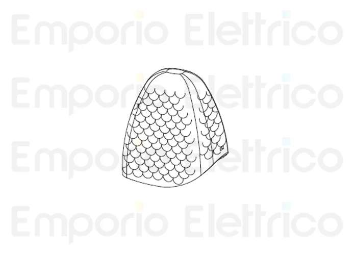 fadini pièce détachée capot transparent clignotant pour miri 4 46001