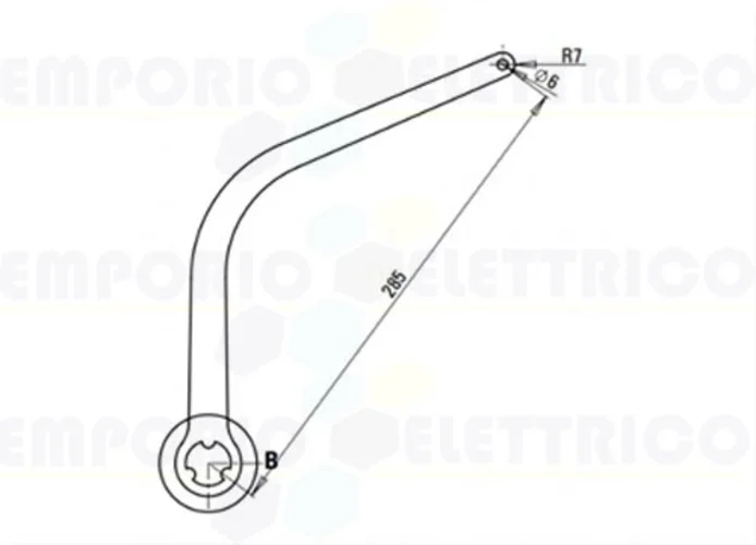 faac paire de bras blancs nd2 105727