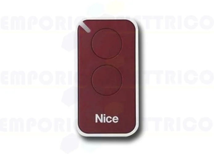 nice télécommande 2 canaux série inti rouge inti2r