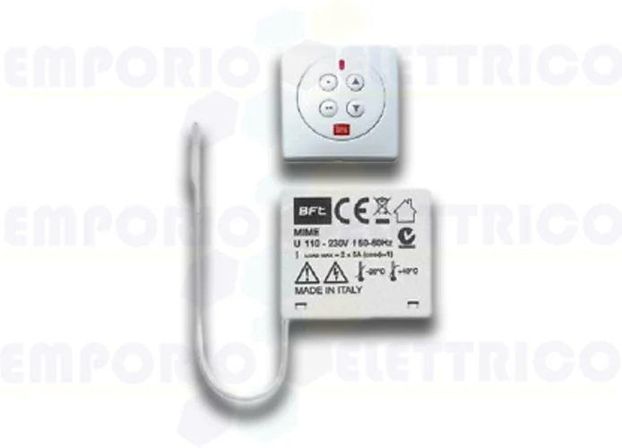 bft récepteur bicanal d'intérieur 433 mhz mime ac pad kit 2611782 r400008