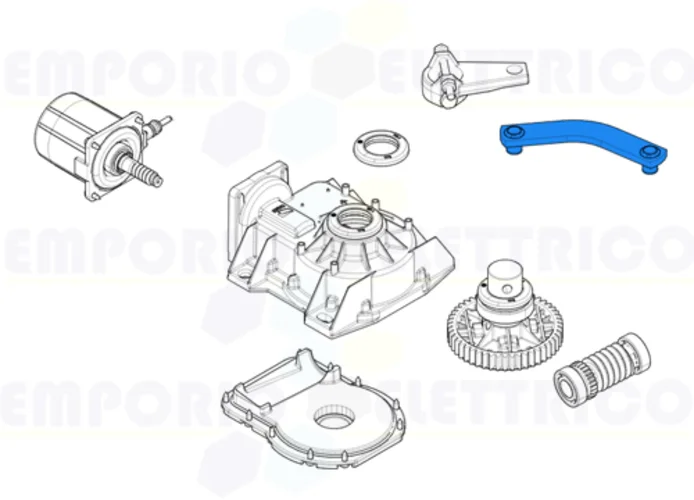 came pièce détachée du levier de transmission pour frog 119ria046