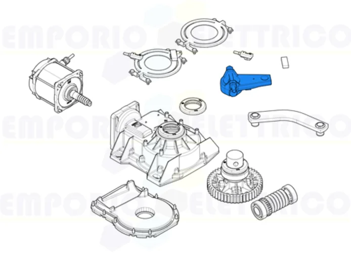 came pièce détachée du bras à transmission pour frog 119ria045