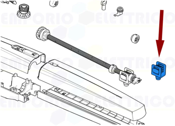 came pièce détachée étrier écrou axi25 swn25 88000-0015