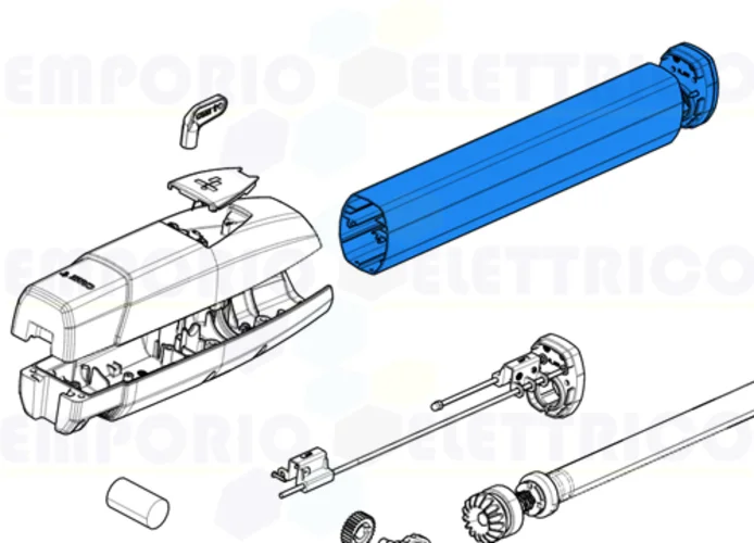 came pièce détachée profil fixe avec capuchon ats30 88001-0233