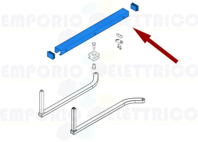 came pièce détachée rail de coulissement ferni stylo 119rid352