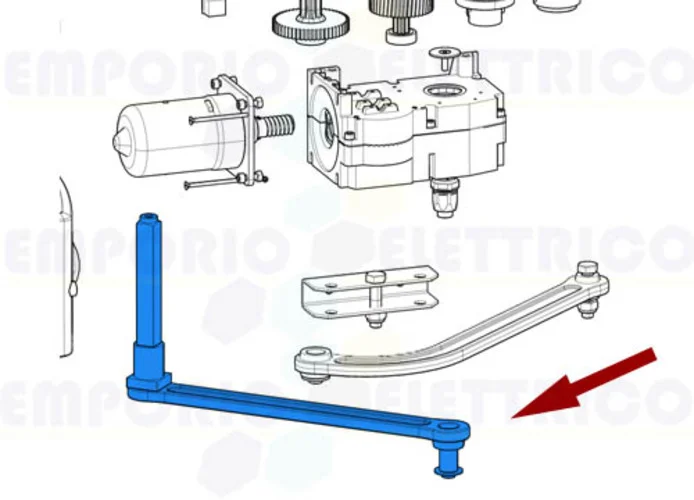 came pièce détachée bras de transmission ferni 119rid357