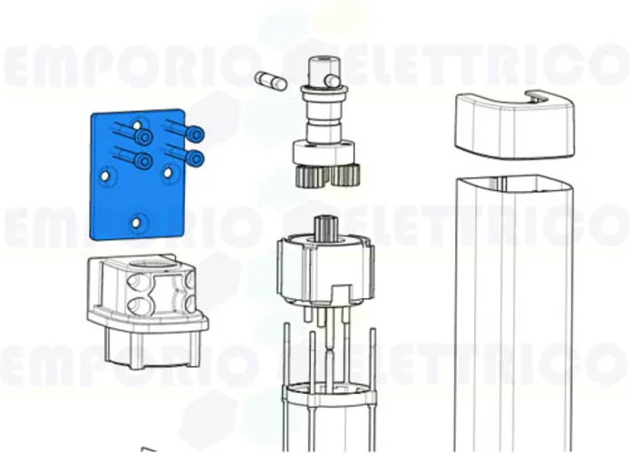 came pièce détachée contre-base de fixation stylo 119rid340