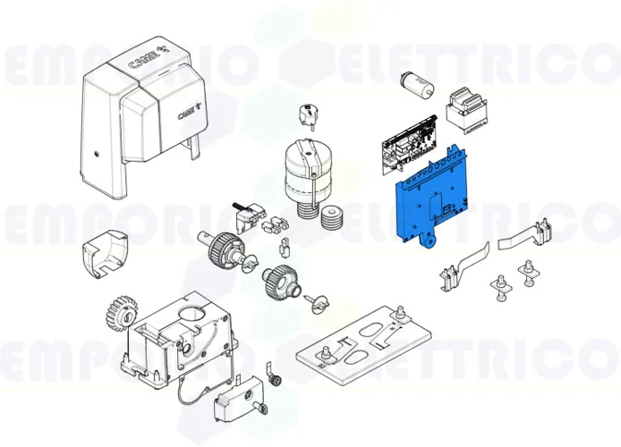 came pièce détachée support carte bx 88001-0117