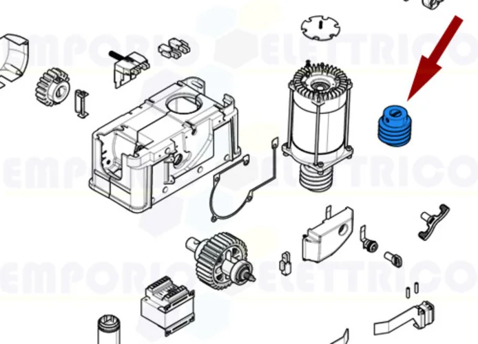 came pièce détachée vis sans fin bk 119ribk049