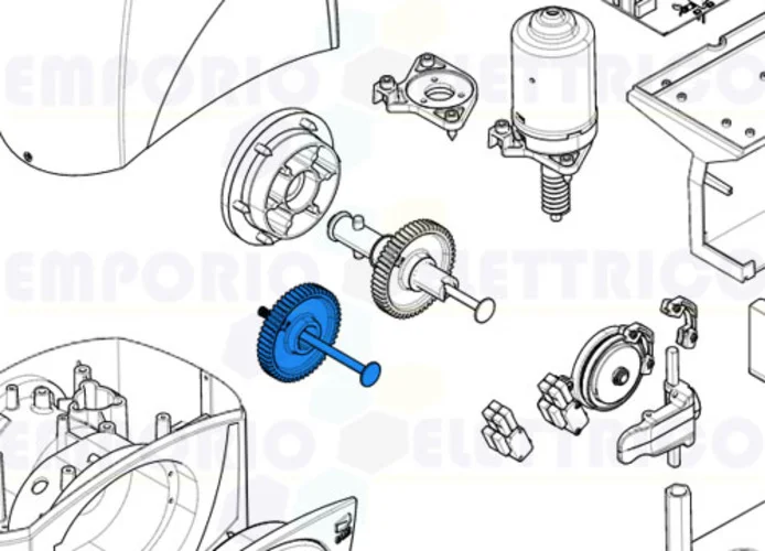 came pièce détachée couronne motoréducteur bx 119ribx052