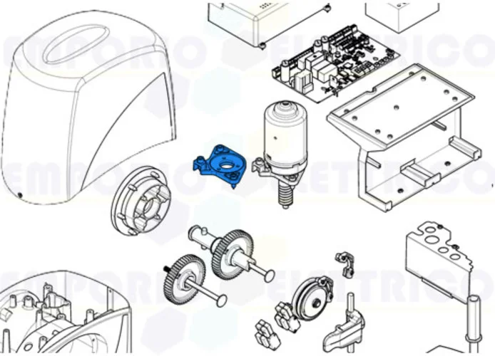 came pièce détachée bride et joint moteur bx 119ribz017