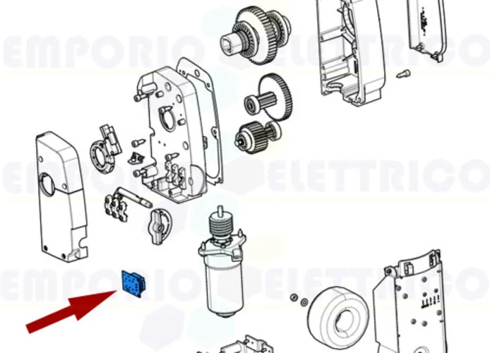 came pièce détachée carte filtre emc02 emega40 119rie206