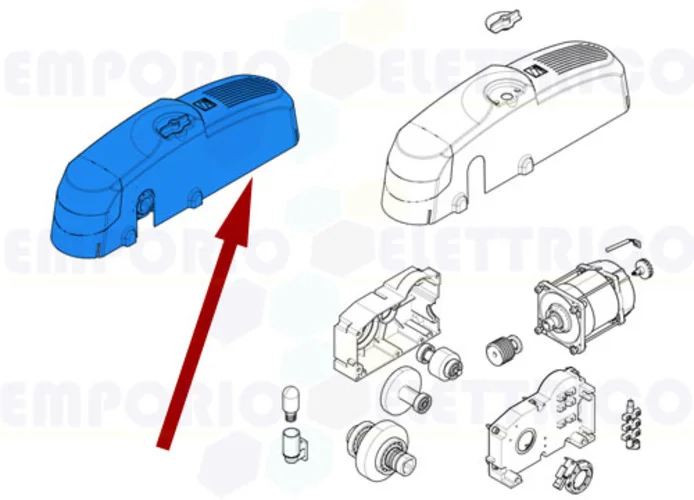 came pièce détachée motoréducteur 230v ac emega 101e456csi