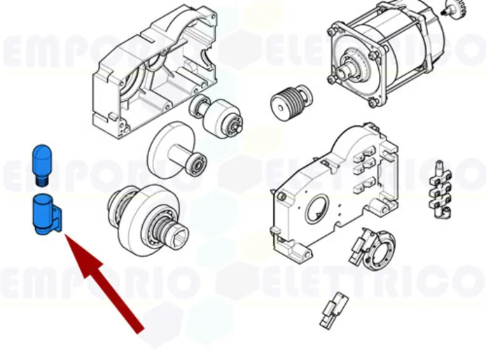 came pièce détachée porte lampe emega 119rie068