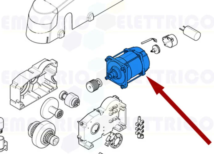 came pièce détachée du groupe moteur emega 119rie151