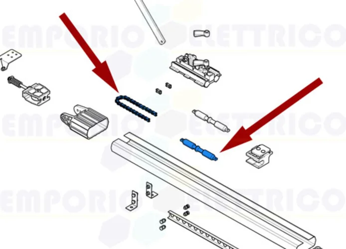 came pièce détachée chaîne à transmission ver 119rie118