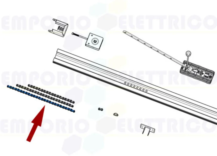 came pièce détachée chaîne à transmission v6000 119rie192