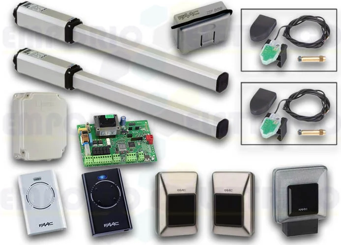 faac kit automatisation portails battants 230v leader plus integral 105633145