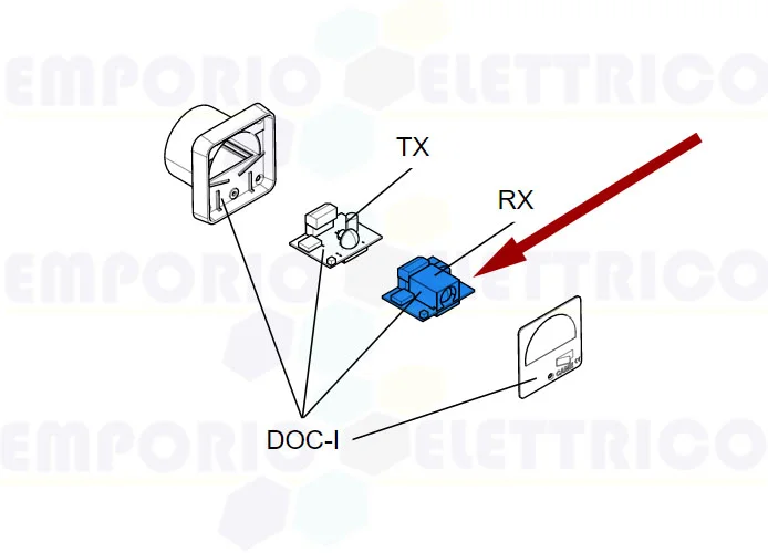 came pièce détachée carte électronique rx doc-i 119rir015