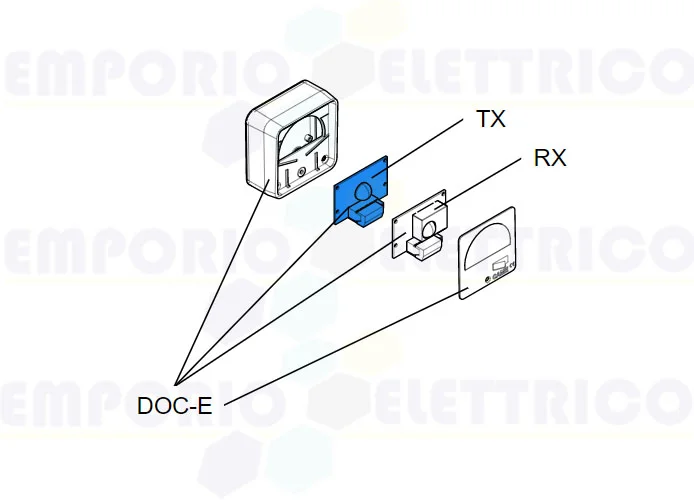 came pièce détachée carte électronique tx doc-e 119rir018