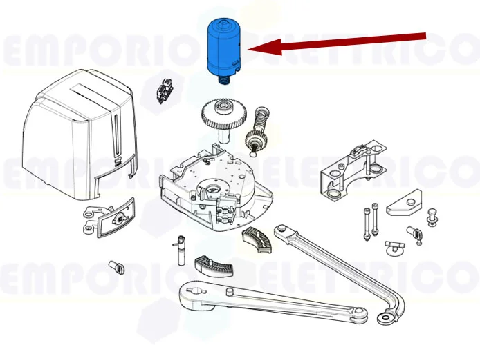 came pièce détachée moteur 24v fast70 119rid485