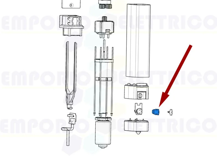 came pièce détachée cylindre serrure g2500 g4000 stylo-me 119rig213