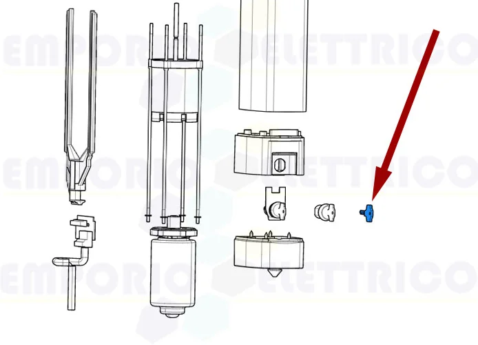 came pièce détachée clé serrure cryptée ka9233 stylo-me 88003-0064