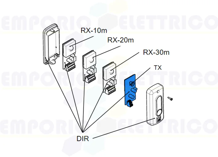 came pièce détachée carte électronique tx dir 119rir136