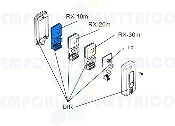 came pièce détachée carte électronique rx dir10 119rir137