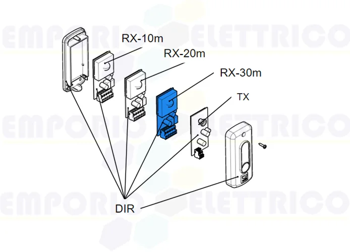 came pièce détachée carte électronique rx dir30 119rir139