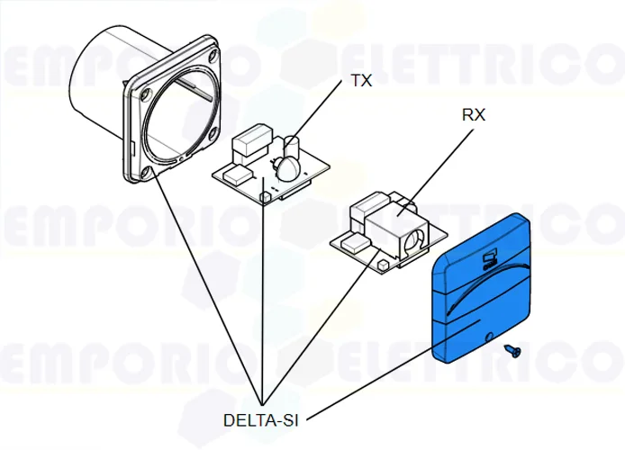 came pièce détachée couvercle frontal delta-si 119rir392