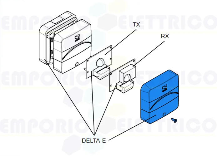 came pièce détachée paquet de 4 pcs couverture avant delta-e 88006-0025