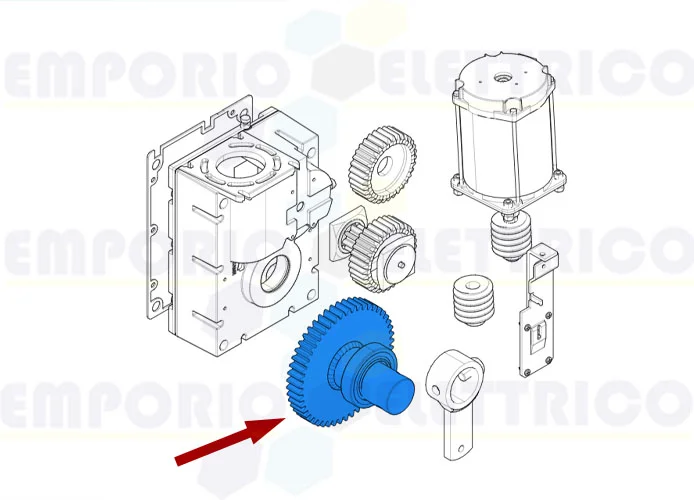 came pièce détachée arbre lent g2500 g4000 119rig050 