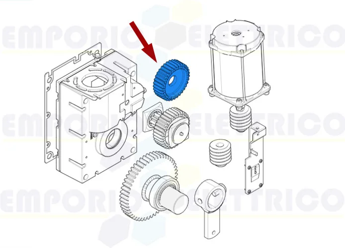 came pièce détachée couronne plastique réducteur gard 88003-0011