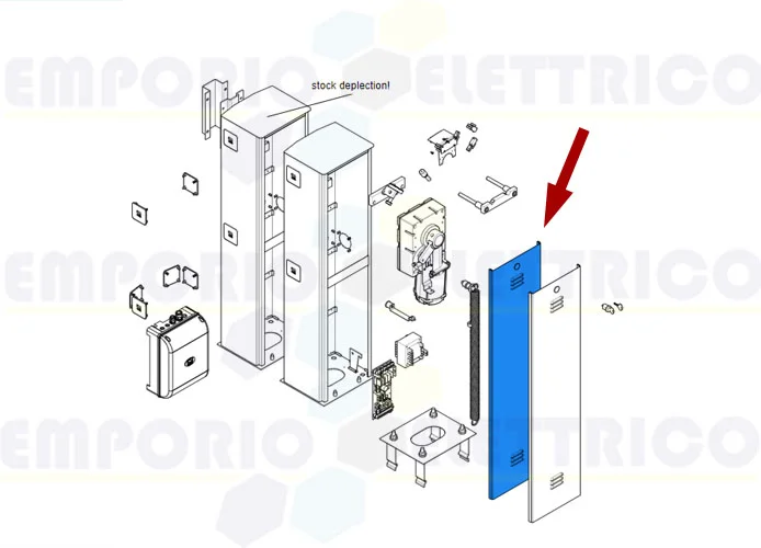 came pièce détachée porte boîte g2500 g3750 g4000 119rig088