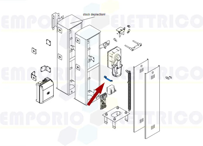 came pièce détachée groupe serrure déverrouillage g2500 119rig089