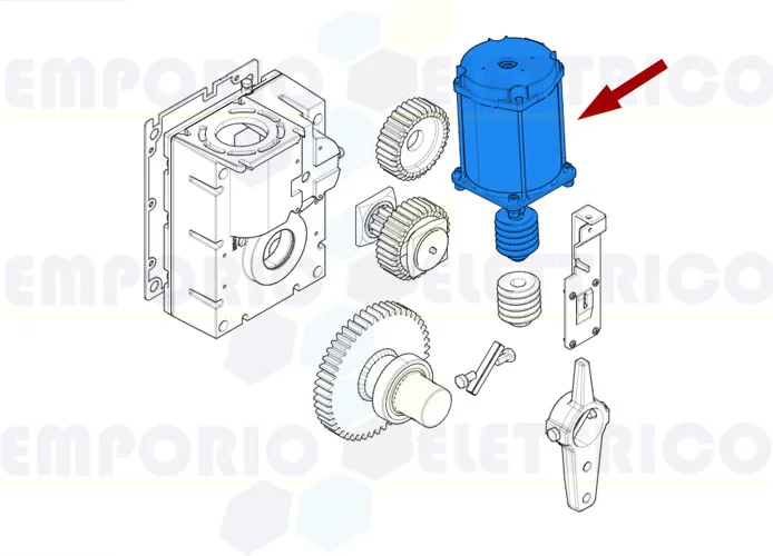 came pièce détachée groupe moteur gard 24v 119rig047