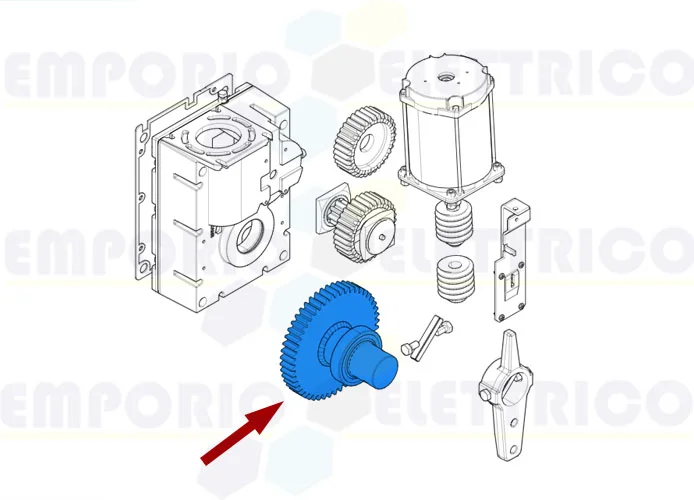 came pièce détachée arbre lent g6000-g5000 119rig054 