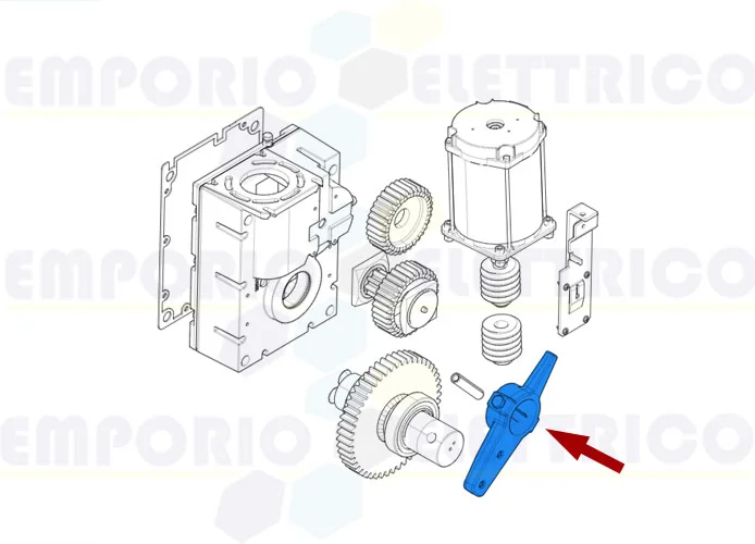 came pièce détachée bras motoréducteur gard 119rig052