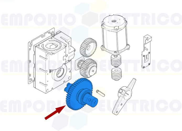 came pièce détachée arbre lent g3750 119rig331 