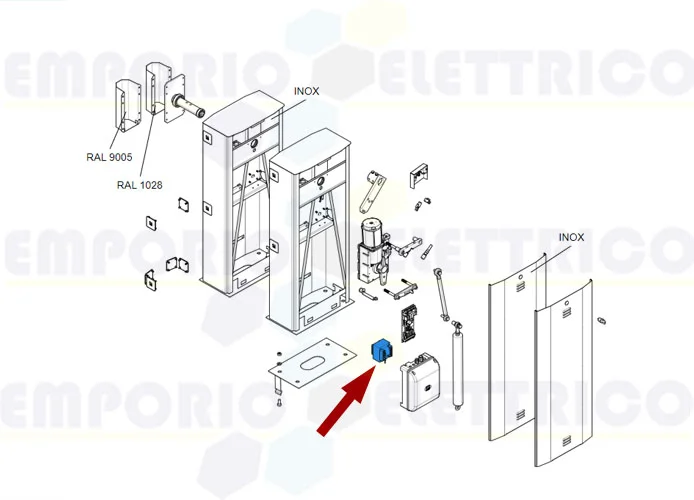 came pièce détachée transformateur zl37 119rir111