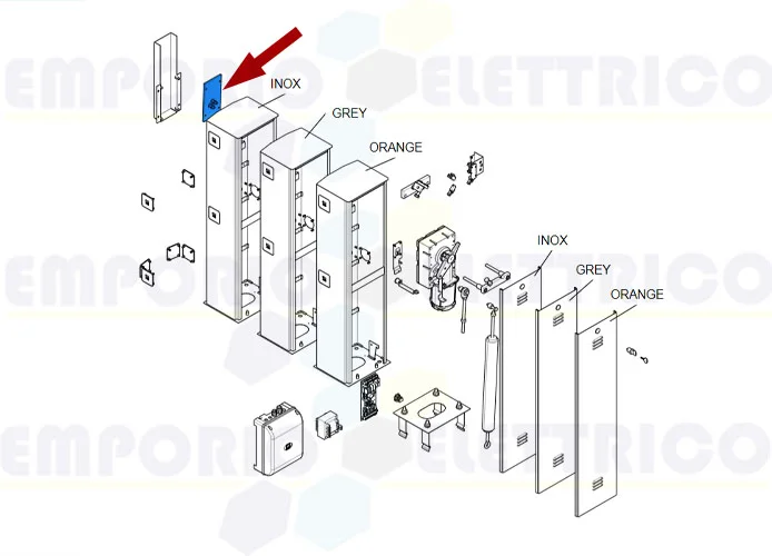 came pièce détachée support porte-tige g4000 119rig055