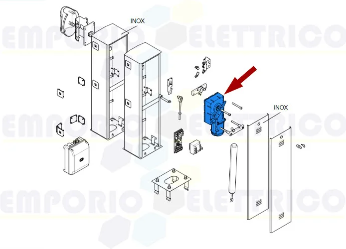 came pièce détachée motoréducteur g3250 g3750 119rig323